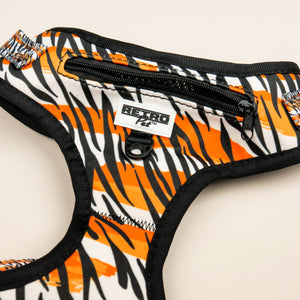 Retro Pet La Tigra Harness with Zipper Pocket